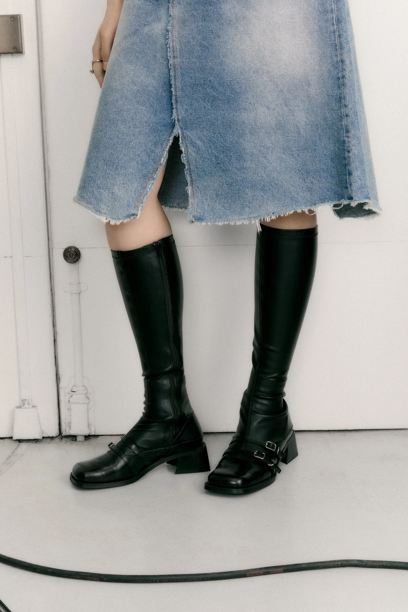 Andie Black High Boots - Image 4