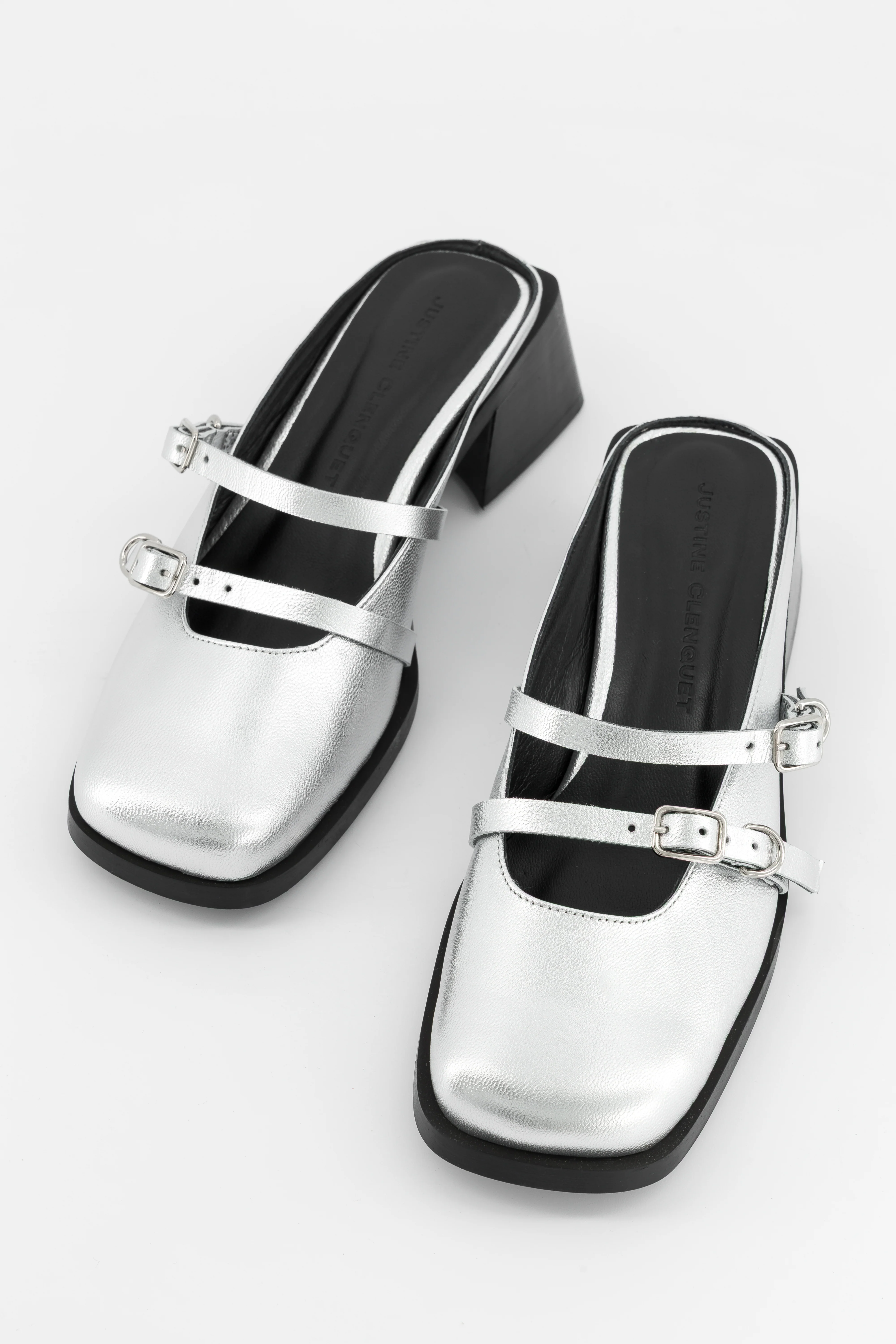 Andie silver mules - Image 3