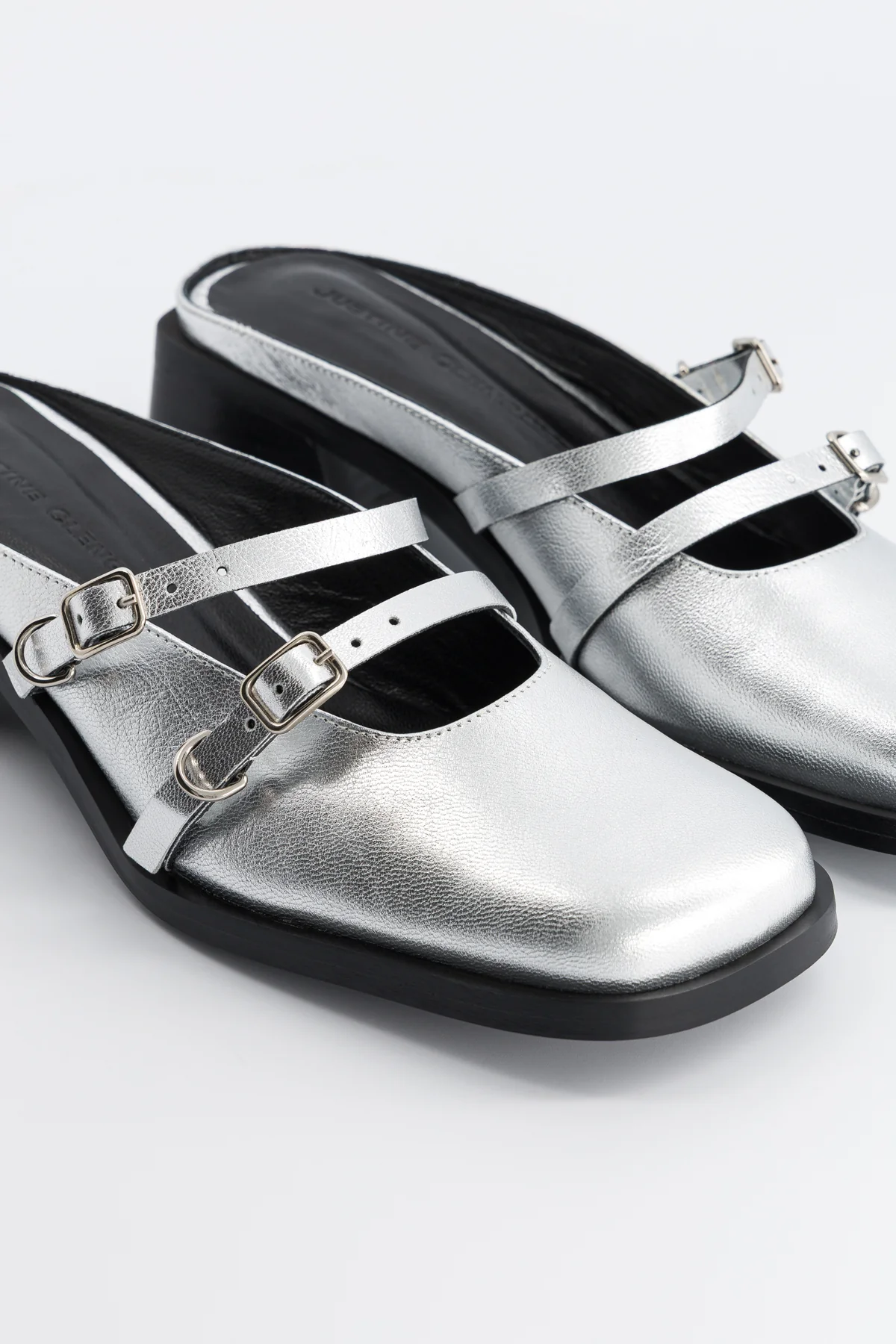 Andie silver mules - Image 5