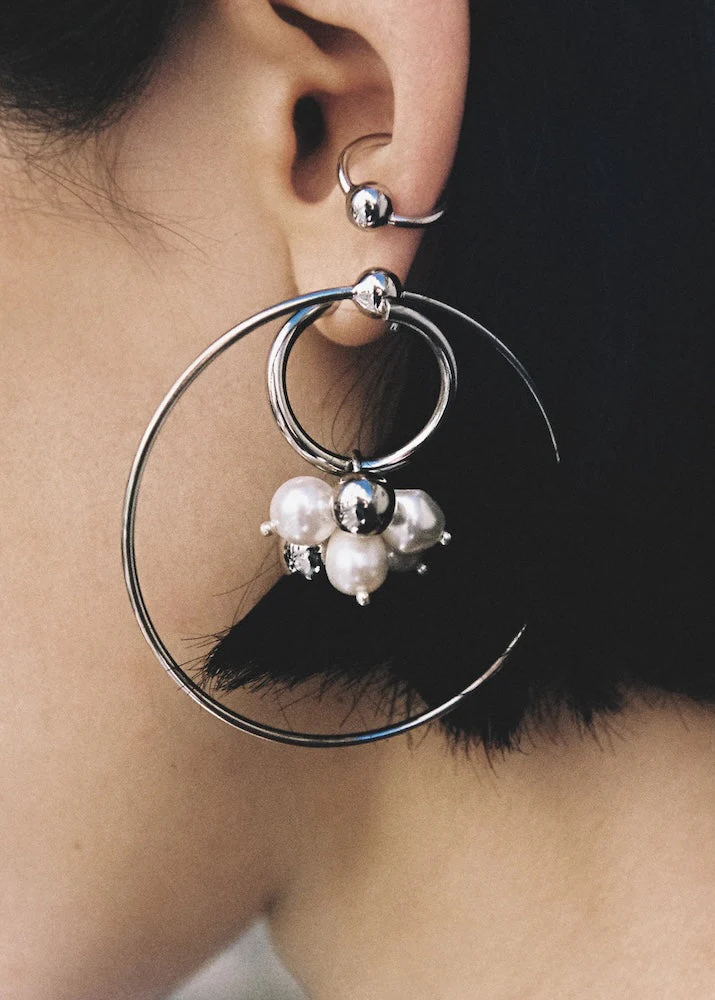 Eva pearl earrings - Image 2