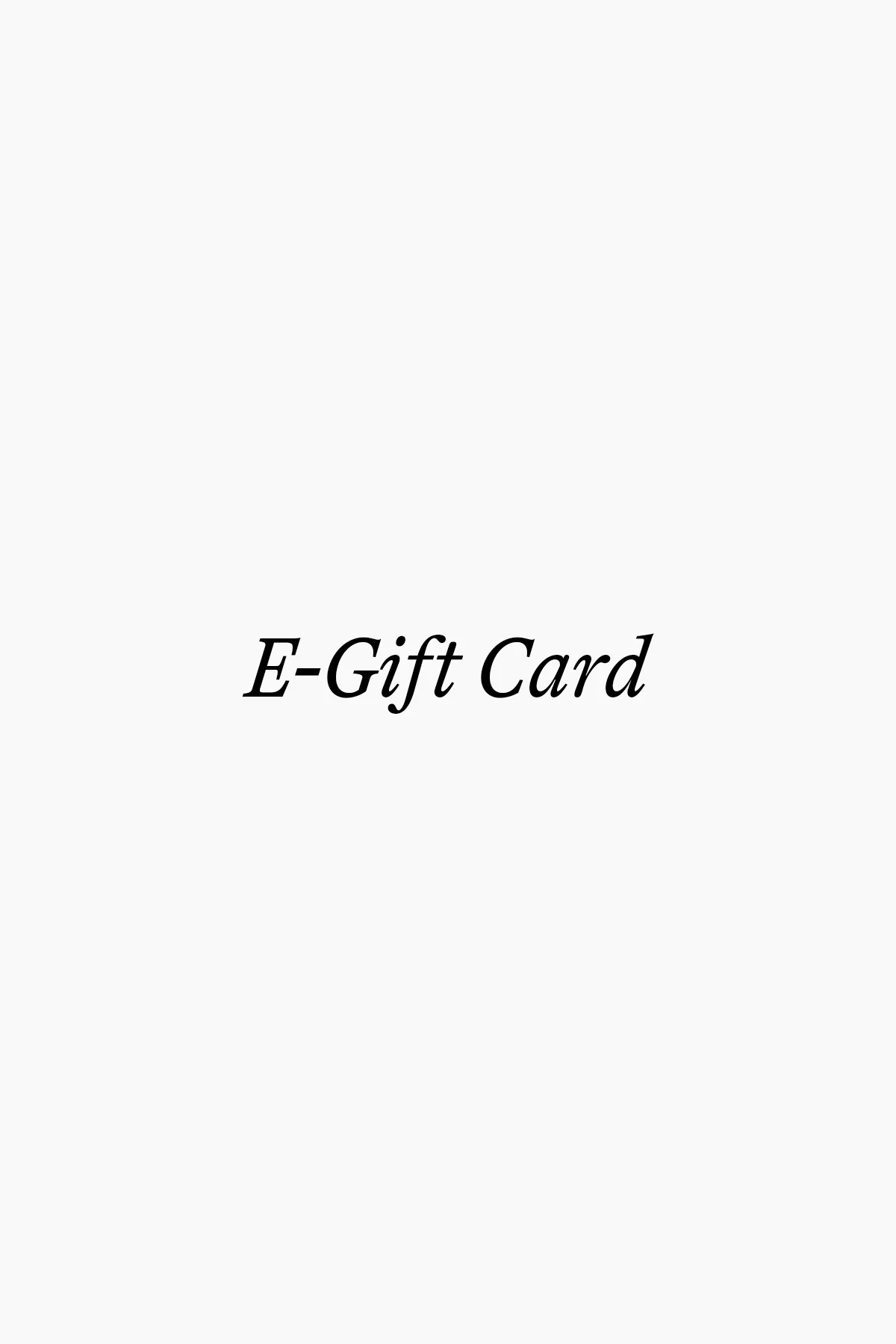 E-Gift Card