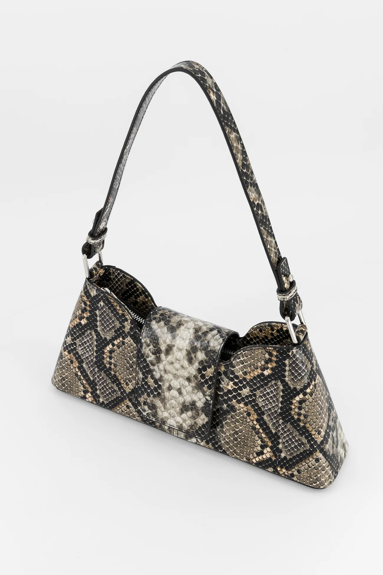 Marla Beige Python Bag + Lewis keychain - Image 5