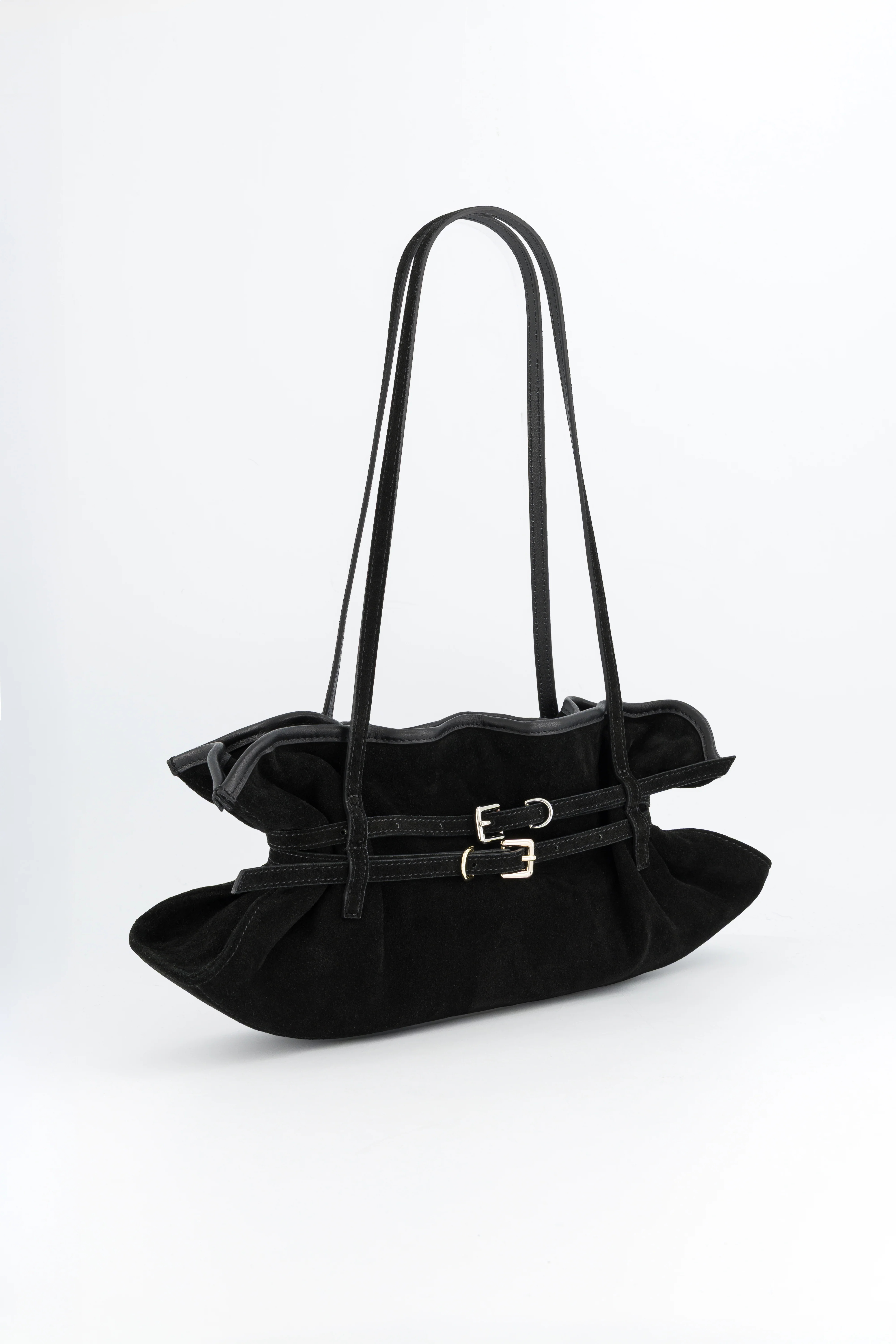 Sidney black suede bag - Image 3