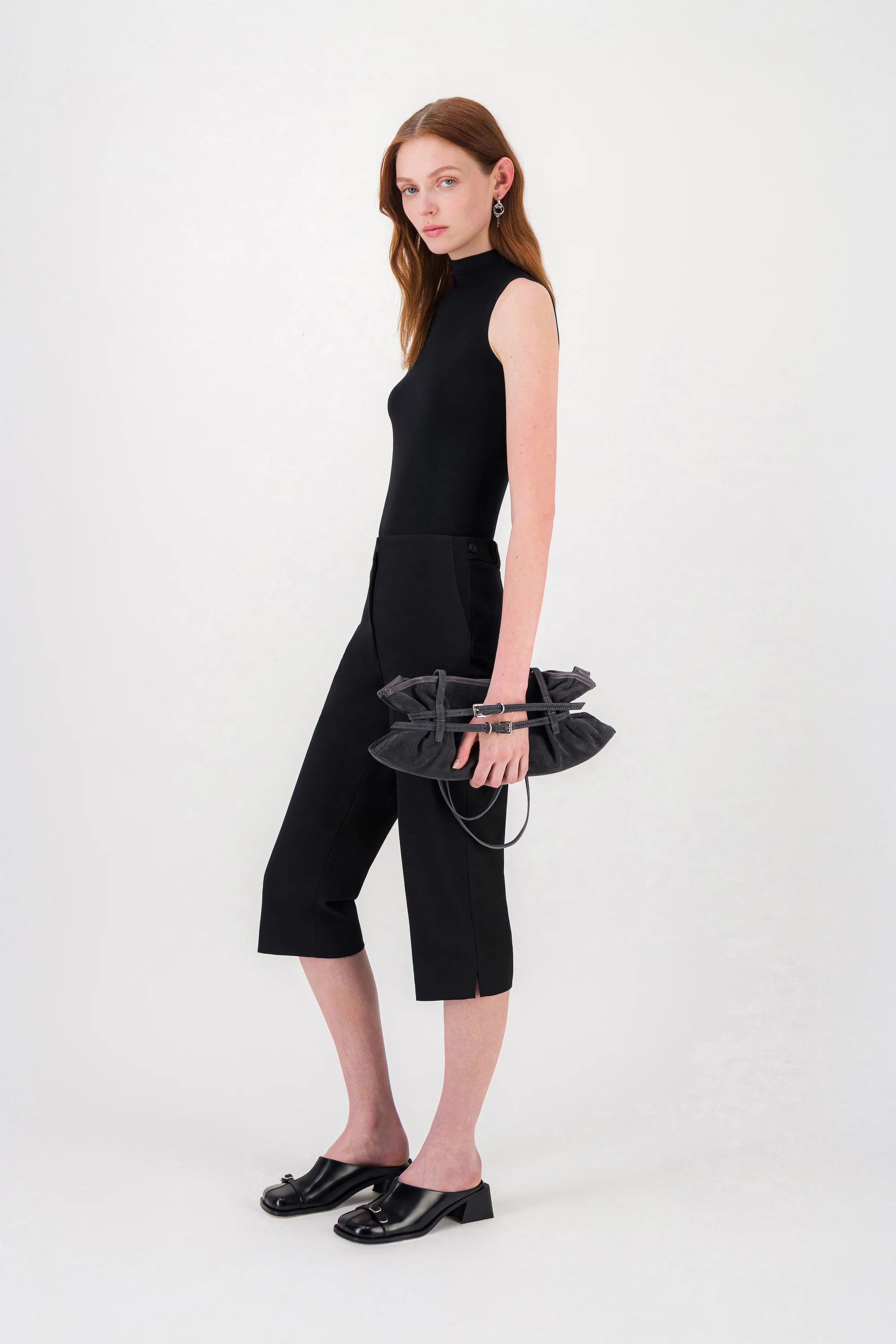 Sidney grey suede bag - Image 5